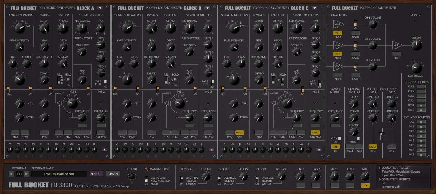 Full Bucket Music FB-3300