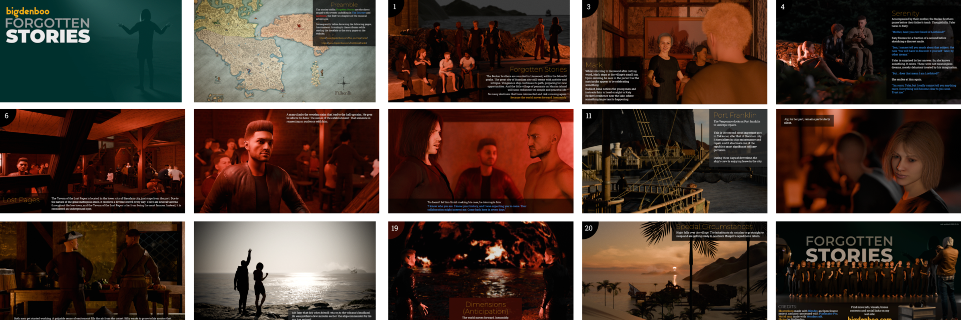 Forgotten Stories booklet