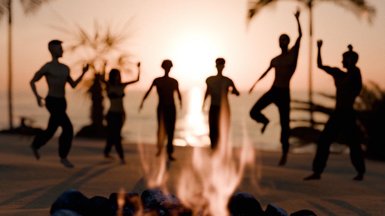 Blender rendering used for the album cover