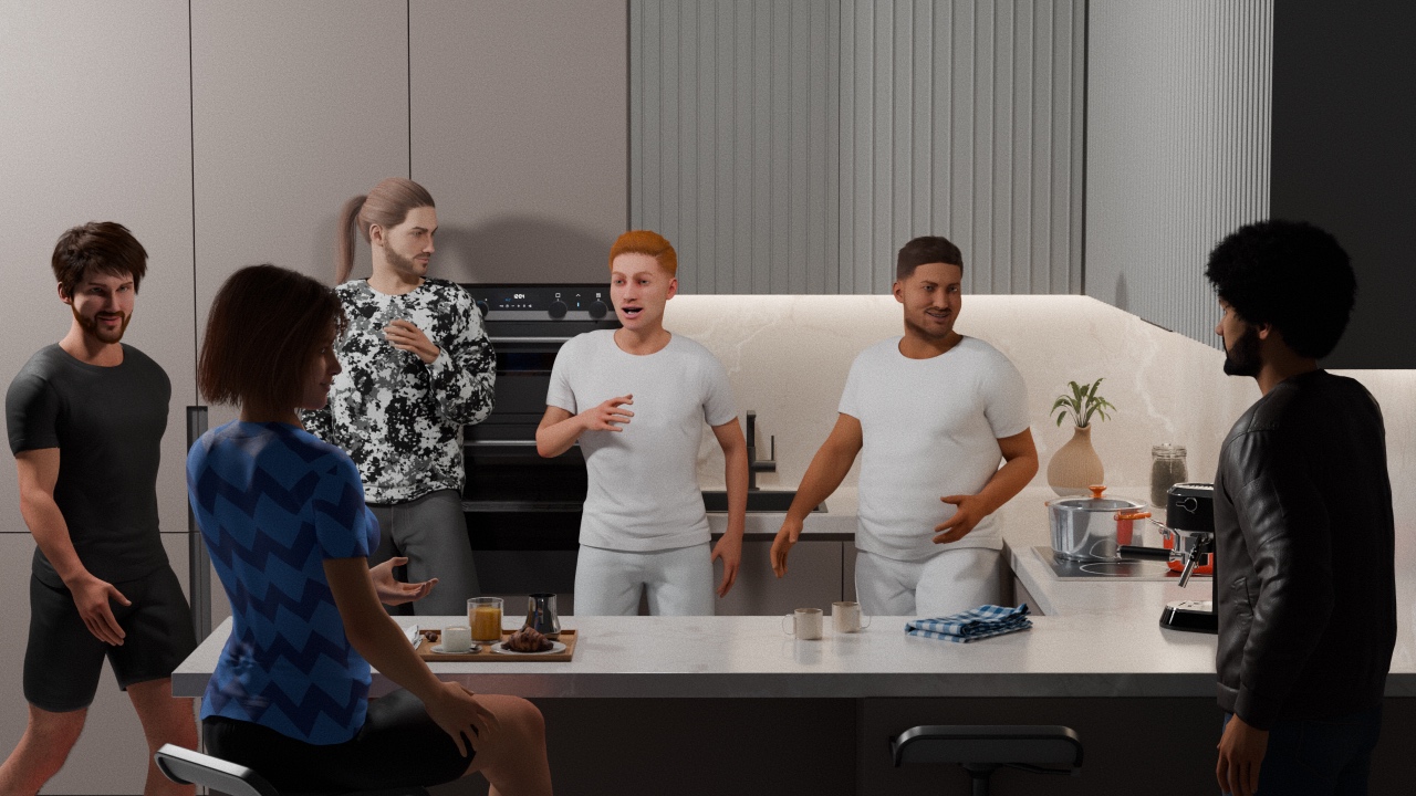 Lazy breakfast in the modern world