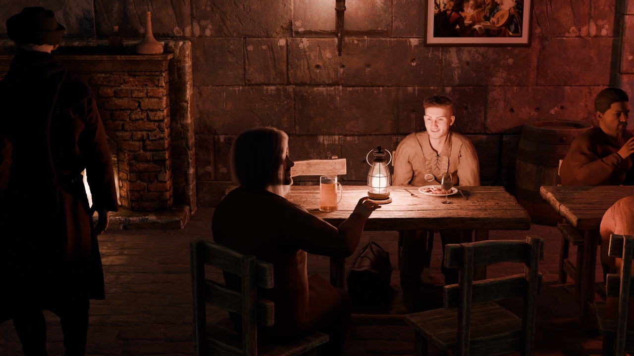 The stranger at the tavern
